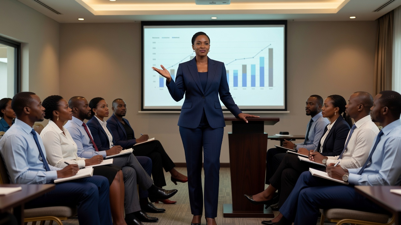 GrowthPath consultant facilitating a leadership session
